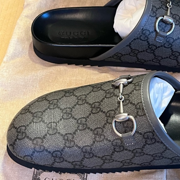 Gucci Men’s GG Mule With Horsebit size 9 G / 9.5 US - Picture 5 of 10